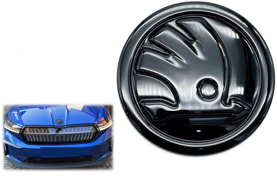 SKODA motorhuv och bagage emblem i svart